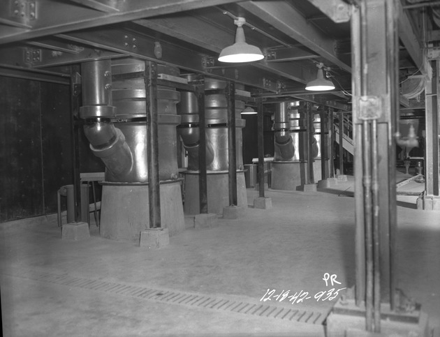 Photograph of the liquefaction building at Basic Magnesium, Inc.