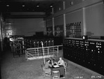Photograph of rectifier building power equipment at Basic Magnesium, Inc.