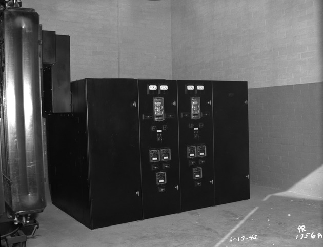 Photograph of a metal-clad switchgear at Basic Magnesium, Inc.