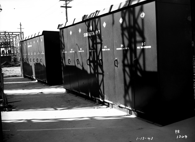 Photograph of substations at Basic Magnesium, Inc.