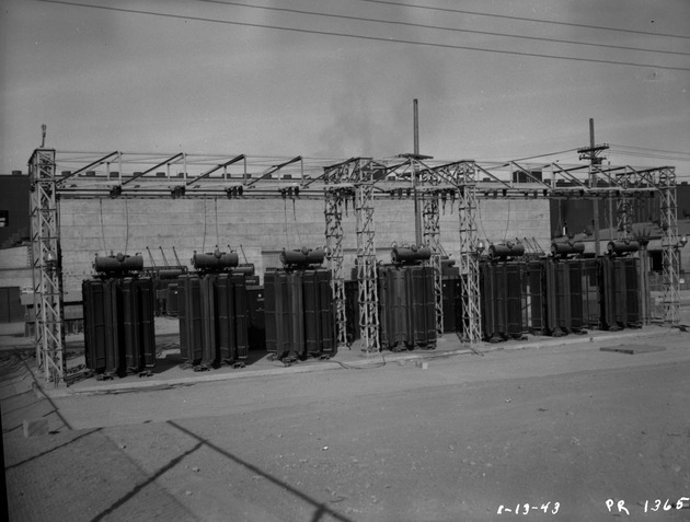 Photograph of a substation at Basic Magnesium, Inc.