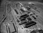 Aerial photograph of a chlorine plant buildings at Basic Magnesium, Inc.