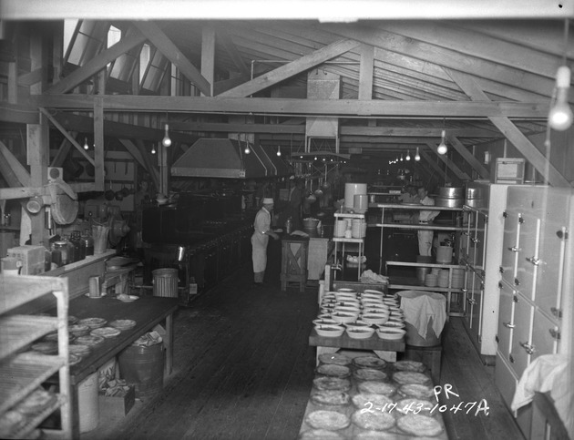 Photograph of kitchen and cooks at Basic Magnesium, Inc.