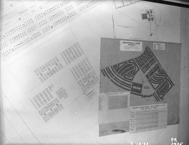 Photograph of diagrams at Basic Magnesium, Inc.