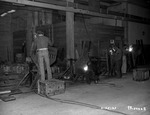 Photograph of welding at the Basic Magnesium, Inc. machine shop