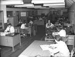 Photograph of office workers at Basic Magnesium, Inc.