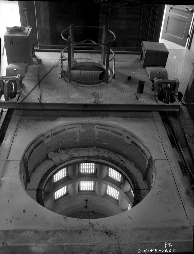 Photograph of a furnace at Basic Magnesium, Inc.
