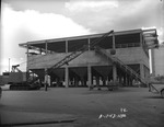 Photograph of the pellet storage building at Basic Magnesium, Inc.