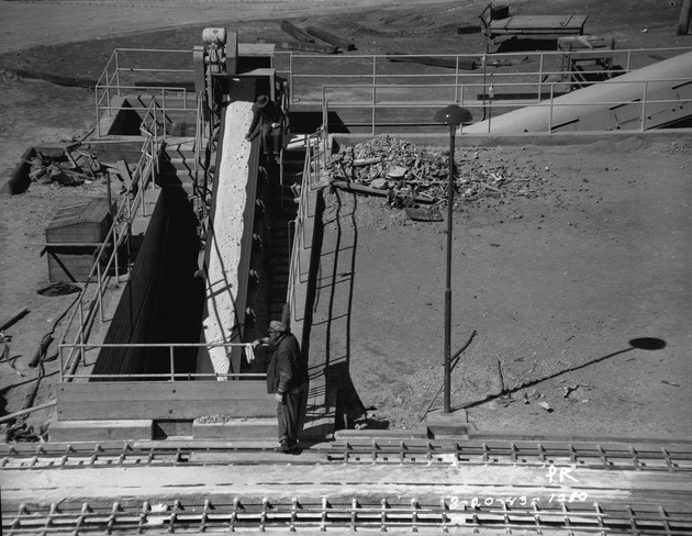 Photograph of a salt conveyor at Basic Magnesium, Inc.