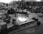 Photograph of a crucible at Basic Magnesium, Inc.