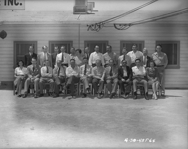 Photograph of pioneering Basic Magnesium, Inc. employees