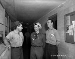 Photograph of Hilary Raab, Roy Blue, and Floyd Cress at Basic Magnesium, Inc.