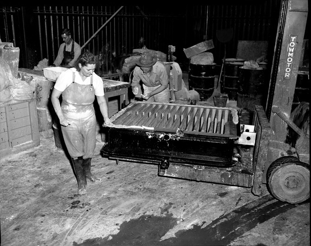 Photograph of Thelma Lindquist at Basic Magnesium, Inc.