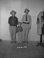 Photograph of three men at Basic Magnesium, Inc.