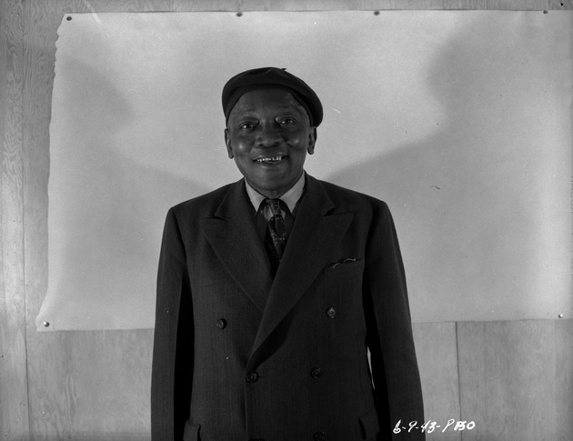 Portrait photograph of Jack Johnson