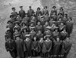 Photograph of the Basic High School's 1943 graduating class