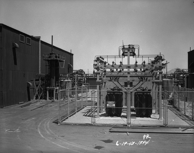 Photograph of substation 301 at Basic Magnesium, Inc.