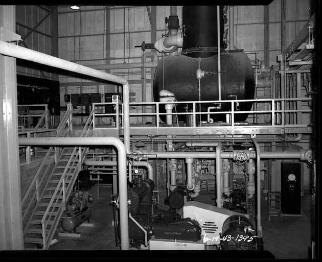 Photograph of the liquefaction building at Basic Magnesium, Inc.