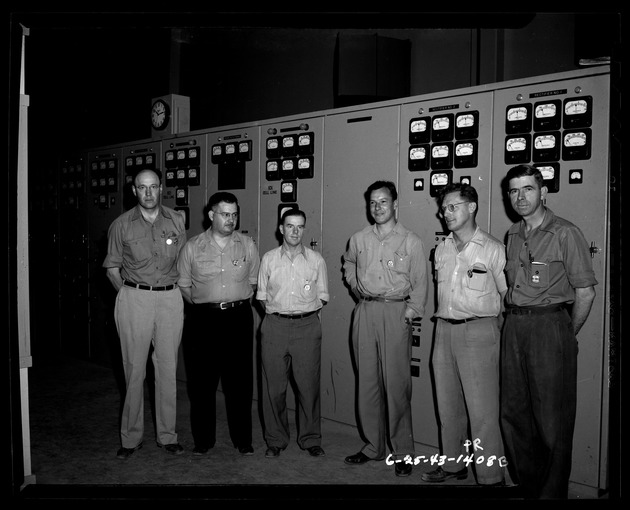 Photograph of men at Basic Magnesium, Inc.