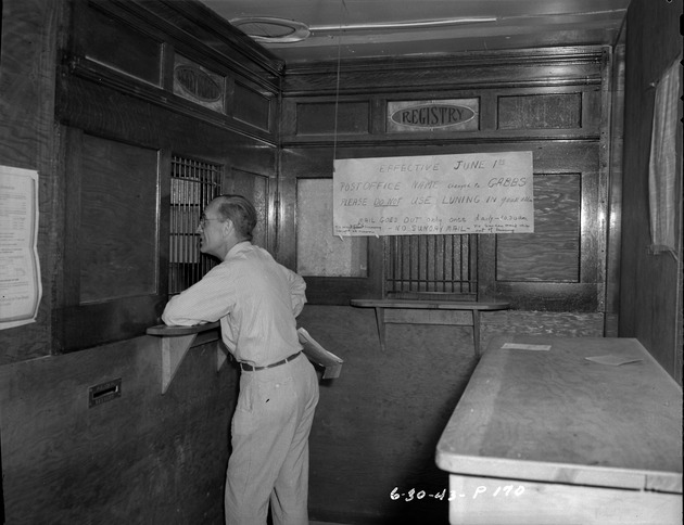 Photograph of the post office in Gabbs Valley