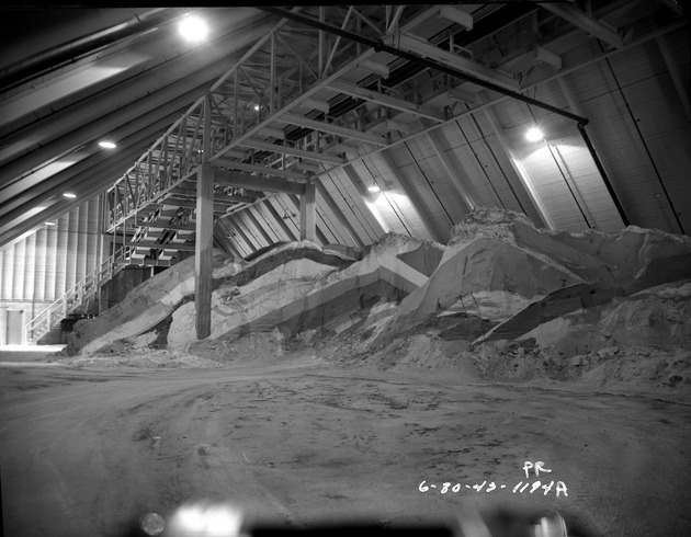 Photograph of salt storage at Basic Magnesium, Inc.