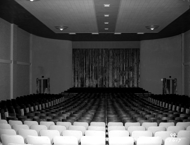 Photograph of the Victory Theatre at the Basic Magnesium, Inc. townsite