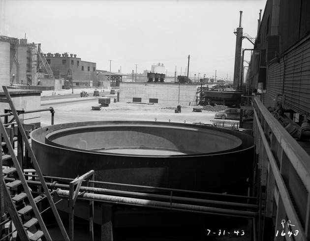 Photograph of a clarifier tank at Basic Magnesium, Inc.