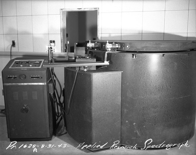 Photograph of a spectrograph at Basic Magnesium, Inc.