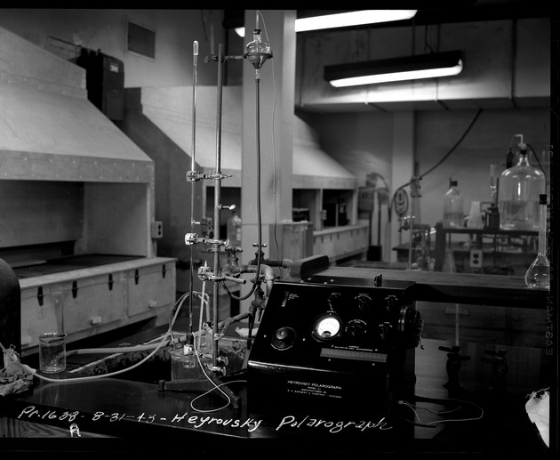Photograph of polarograph at Basic Magnesium, Inc.
