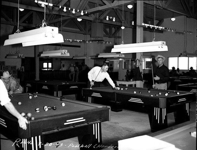 Photograph of a pool hall at Basic Magnesium, Inc.