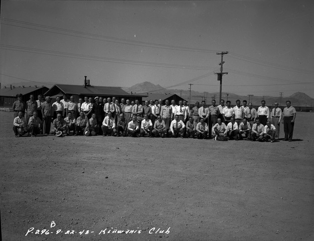 Photograph of Kiwanis club members near Basic Magnesium, Inc.