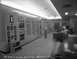 Photograph of a power house control board at Basic Magnesium, Inc.