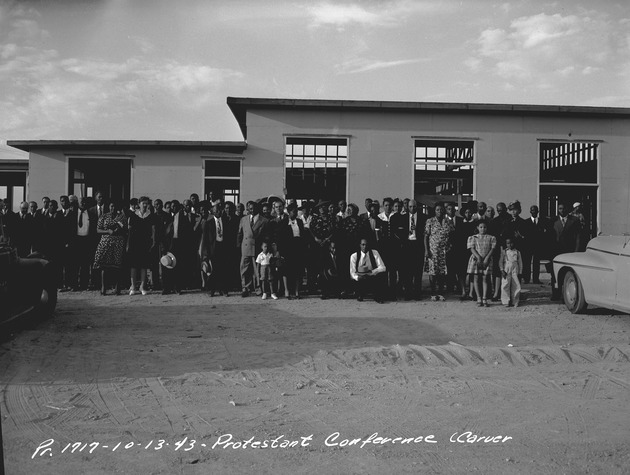 Photograph of the Protestant conference in Carver Park