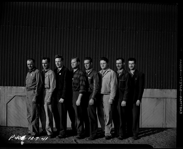 Photograph of basketball team players at Basic Magnesium, Inc.