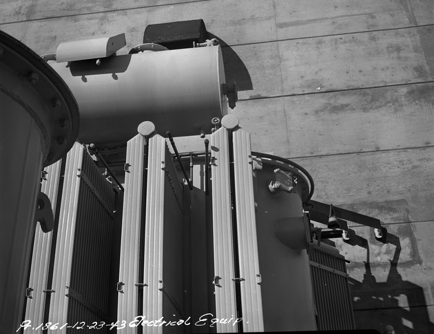 Photograph of a transformer at Basic Magnesium, Inc.