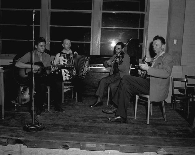 Photograph of the Foremen's Club dance at Basic Magnesium, Inc.