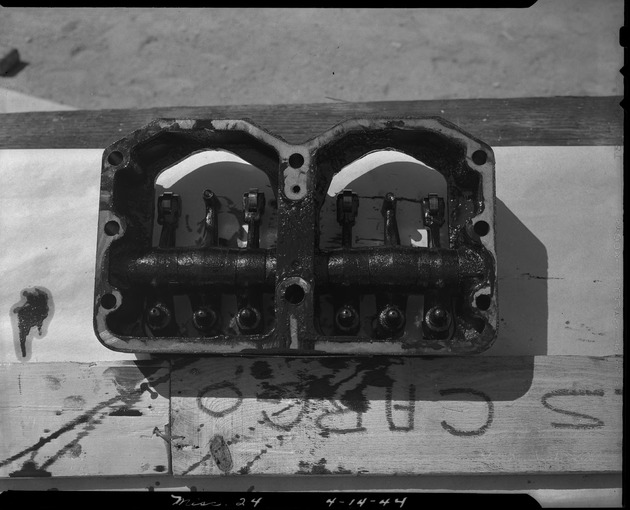 Photograph of rocker arms at Basic Magnesium, Inc.