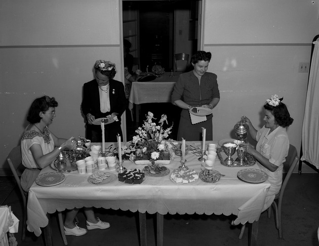 Photograph of tea at Basic Magnesium, Inc. hospital