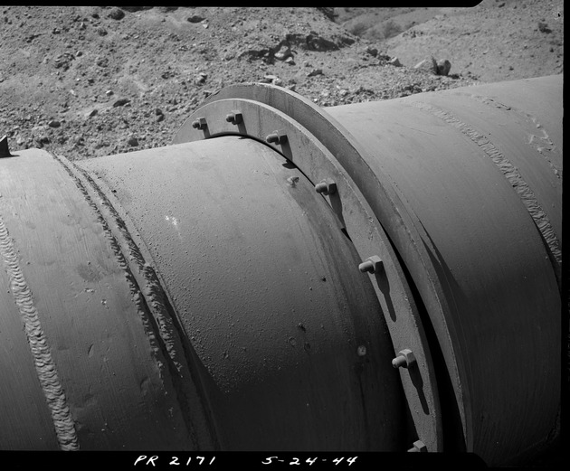 Photograph of a pipeline at Basic Magnesium, Inc.