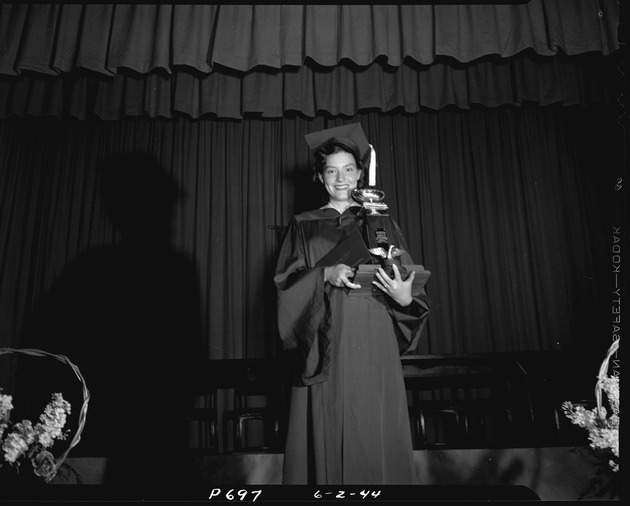 Photograph of high school graduate, Barbara Tinnes