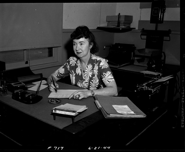 Photograph of Ellen Belloti at Basic Magnesium, Inc.