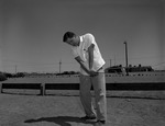 Photograph of a golfer at Basic Magnesium, Inc.