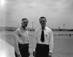 Photograph of Jack Walsh and Larry Allen at Basic Magnesium, Inc.