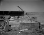 Photograph of the desert dross leaching process
