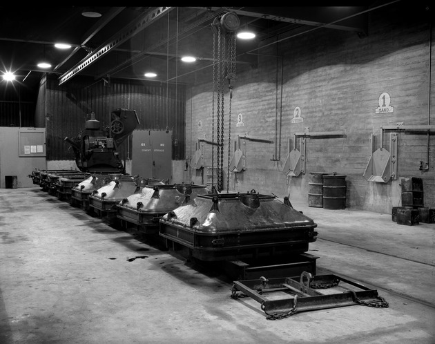 Photograph of cell renewal equipment at Basic Magnesium, Inc.