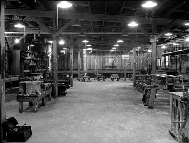 Photograph of a plaster shop at Basic Magnesium, Inc.