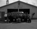 Photograph of the fire department rescue unit at Basic Magnesium, Inc.