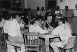 Photograph of the first official Henderson town meeting, Henderson, June 24, 1953