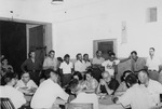 Photograph of Henderson residents at the first official Henderson town meeting, Henderson, June 24, 1953