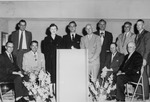 Photograph of Basic Elementary School dedication ceremony, Henderson, February 18, 1954
